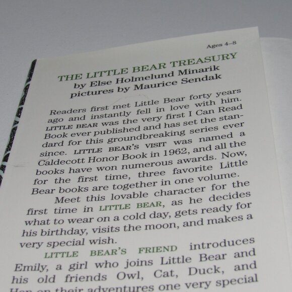 The Little Bear Treasury Hardcover by Else Holmelund Minarik |An I Can Read Book - Picture 4 of 5